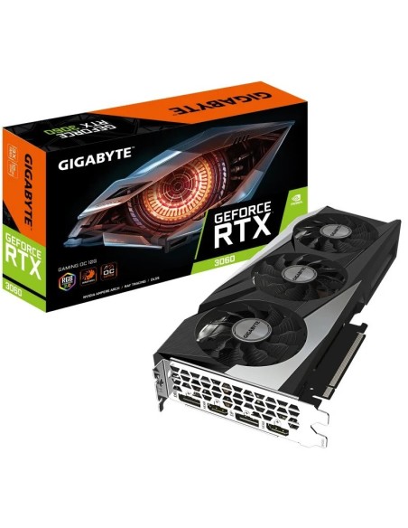 TARJETA DE VIDEO NVIDIA GIGABYTE RTX3060 12GB GAMING OC GDRR6 PCIE