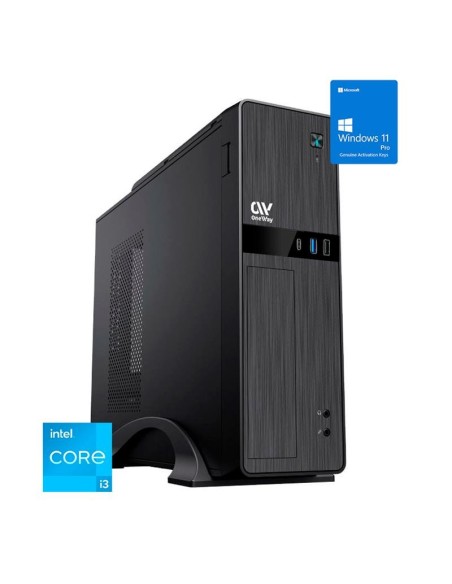 ORDENADOR ONEWAY POLARIS SFF I3 10100F/8GB/SSD500GB NVME/GT710/W11PRO